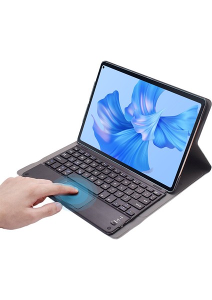 Huawei Matepad Pro 11 2022 Bluetooth Klavye + Touchpad Standlı Kılıf - Bkk2