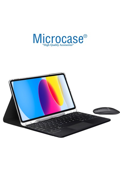 Microsoft Ipad Pro 11 M2 2022 Bluetooth Touchpad Klavye+Mouse+Kalem Koymalı Kılıf BKK11 fiyatları