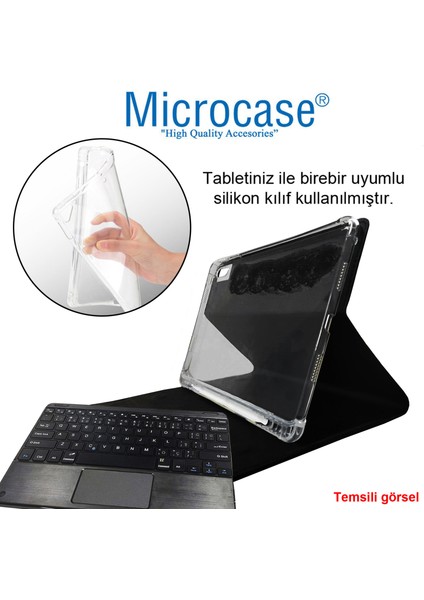 Microsoft Ipad Pro 11 M2 2022 Bluetooth Touchpad Klavye+Mouse+Kalem Koymalı Kılıf BKK11 modelleri
