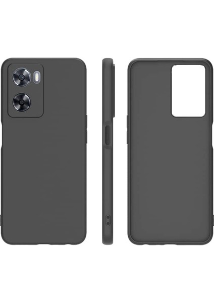 Oppo A57 Matte Serisi Silikon Tpu Kılıf - Siyah AL3367
