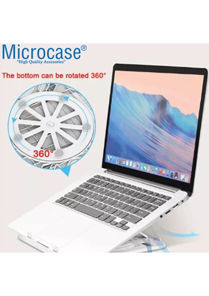 10-12 Inch Macbook Notebook Laptop Için 360 Dönerli Kademeli Masaüstü Stand - AL3481