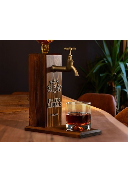 Kişiye Özel Kabartma Isimli Musluklu Doğal Ahşap Içki Standı, Home Bar, Viski Çeşmesi, Içecek Dispenseri, Ahşap Içecek Çeşmesi-33 fırsatları