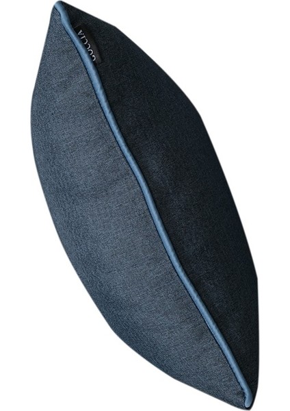 2'lı İsle Keten Görünümlü Fitilli Kırlent Kılıfı Lacivert indirimleri