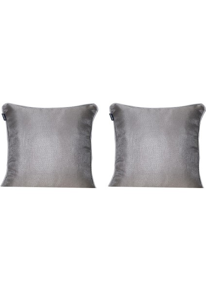 2'li Parlak Fitilli Kırlent Kılıfı Gri modelleri