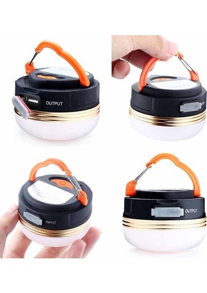 Led'ler Kamp Feneri USB Şarj Edilebilir Kamp Işığı (Yurt Dışından)