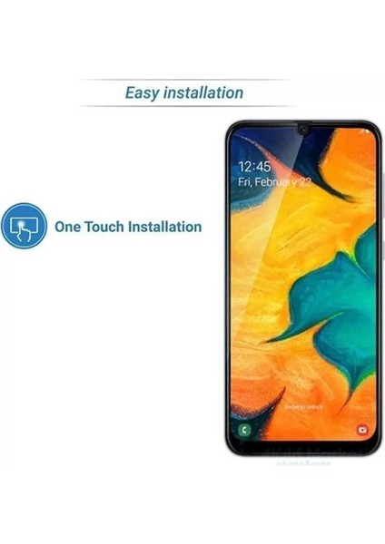 Samsung A30 Uyumlu 9d Tam Kaplayan Parmak Izi Bırakmayan Ekran Koruyucu Film