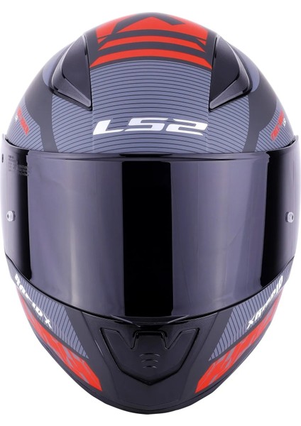 Rapıd Xtreet Mat Siyah-Kırmızı Kask