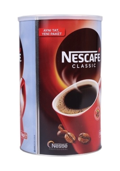 Nescafé Classic Çözünebilir Kahve 1kg Teneke Kutu