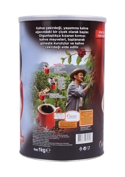 Nescafé Classic Çözünebilir Kahve 1kg Teneke Kutu