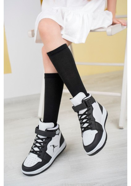 Siyah Garnili Cırtlı Çocuk Spor Ayakkabı fiyatları