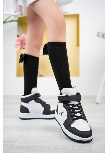 Siyah Garnili Cırtlı Çocuk Spor Ayakkabı modelleri