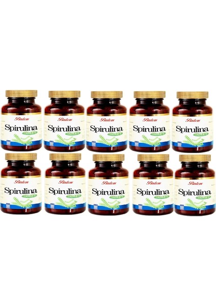 Spirulina Tablet 740 MG*100 10 Adet