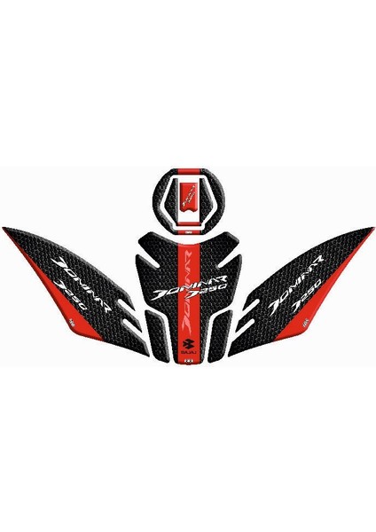 Bajaj Dominar D 250 Tank Pad Kırmızı
