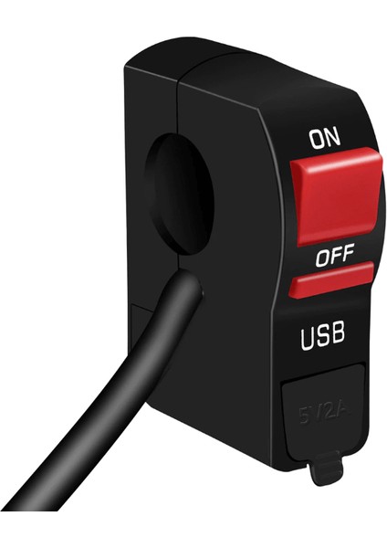 Motosiklet Telefon USB Şarj ve Far Anahtarı modelleri