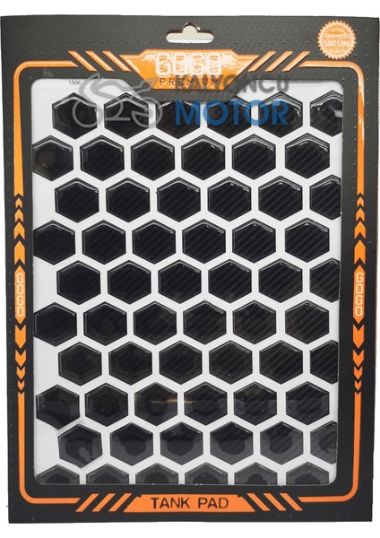 Motosiklet Depo Yan Pad Karbon