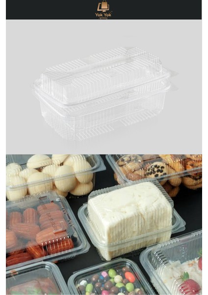 Plastik Sızdırmaz Kapaklı Kap 1250 gr cc 100 Adet
