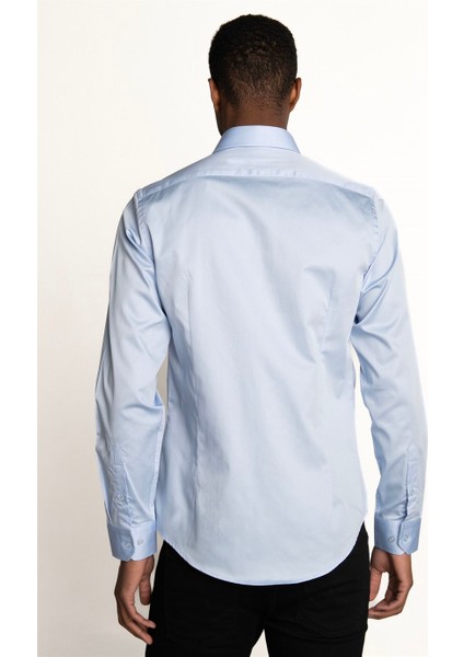 Slim Fit Koton Saten Premium Seri Erkek Gömlek - Tudors10 fırsatları