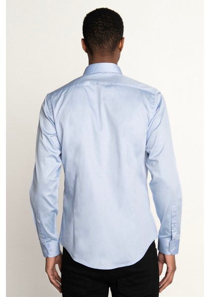 Slim Fit Koton Saten Premium Seri Erkek Gömlek - Tudors10 fırsatları