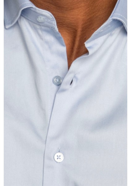 Slim Fit Koton Saten Premium Seri Erkek Gömlek - Tudors10 indirimleri