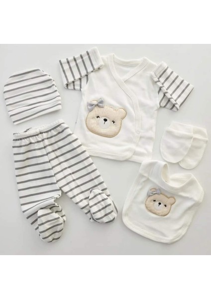 Süzene Nakışlı Kız Lüks Yeni Doğan Hastane Çıkış Zıbın Seti