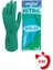 Ntl-33 Yeşil Kimyasal Koruyucu Nitril İş Eldiveni 9 Beden 10 Paket 1