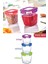 Kilitli Derin Kare Un Bakliyat Erzak Saklama Kabı 3’lü Set (575ML,1075ML,1900ML) 1