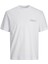 Jorpaısley Back Tee Ss Crew Neck Mc Beyaz Erkek T-Shirt 12235481-Brigh 1