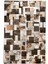 Karamel Rengi Doğal Dana Derisi Patchwork Halı 80 x 150 cm 2