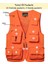 Çok Cepli Kolsuz Yelek (Turuncu L) (Yurt Dışından) 2