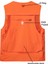 Çok Cepli Kolsuz Yelek (Turuncu 6) (Yurt Dışından) 4
