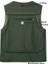 Çok Cepli Kolsuz Yelek (Yeşil 4) (Yurt Dışından) 4