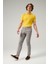 Slim Fit Gri Düz Chino Pantolon 0HCC3T405323M 2