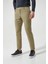 Slim Fit Yeşil Düz Chino Pantolon 0HCC3T405323M 2