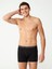 Erkek Modal Bordo - Siyah 2'li Boxer 80488 4