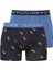 U.s. Polo Assn. - Erkek Modal Indigo - Lacivert Baskılı 2 Li Boxer  80487 1