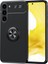 Samsung Galaxy S23 Uyumlu Kılıf Autofocus Shockprof Ravel Yüzüklü Standlı Slikon Kapak Siyah 1