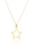 Kadın 14 Ayar Altın Yıldız Kolye 1