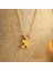 Kadın 14 Ayar Altın Minimal Dorika Toplu Puzzle Kolye 4