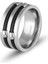 316L Çelik İtalyan Gümüş Renkli Erkek Yüzük FRJ60037-137-AB 1