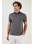 Pamuk Karışımlı Desenli Slim Fit Polo T Shirt Erkek Polo T Shirt 646B3250 1