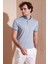 Pamuk Karışımlı Desenli Slim Fit Polo T Shirt Erkek T Shirt 646B3270 1