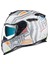 Motosiklet Kaskı Nexx SX100R Enigma Beyaz Gri Kask Motosiklet Kaskı 3
