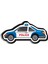 Police Cars Ahşap Mini Rozet 2