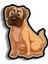 Dog-3 Ahşap Mini Rozet 1