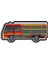 Fire Truck Ahşap Mini Rozet 2