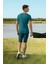 Erkek Yeşil Baskılı Şort T-Shirt Pijama Takımı 4833 2