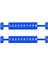 2x Foosball Skorlama Birimleri Oyun Skorbord Foosball Mavi (Yurt Dışından) 2