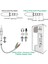 3,5mm 3 Erkek Ila Kadın 2 Ila 1 Mikrofon Ses Seri Ayırıcı Kablo Adaptörü (Yurt Dışından) 3