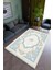 Salon Halısı Modern Mavi Yolluk Kaymaz Yuvarlak Oval Kesme Ince Yıkanabilir Halı 1