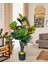 Yapay Ağaç Kauçuk Ağacı Metal Gold Kemerli Saksıda Ficus Elastica Salon Çiçeği 150*90 61 Yaprak 2